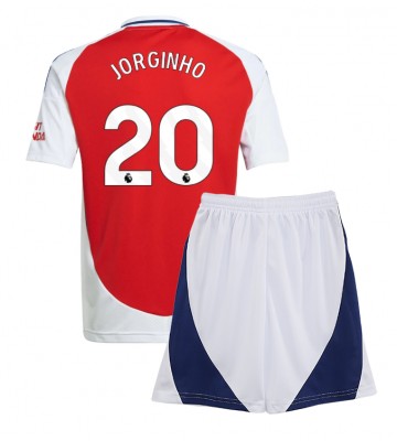 Arsenal Jorginho Frello #20 Primera Equipación Niños 2024-25 Manga Corta (+ Pantalones cortos)